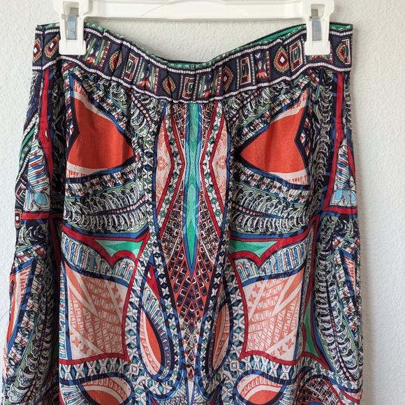 Maeve Anthropologie Midi Silk Skirt - Picture 4 of 7